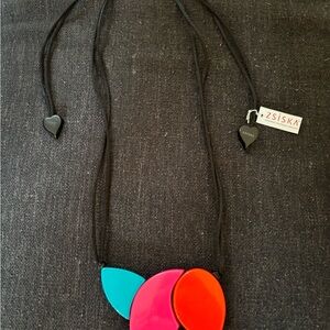 Zsiska Colorful Pendant Necklace - spring/summer 2024 collection